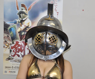 Illustration for article titled NSFW: Bikini Gladiator Underboob Cosplay Features Smaller Bikini, Princess Leia